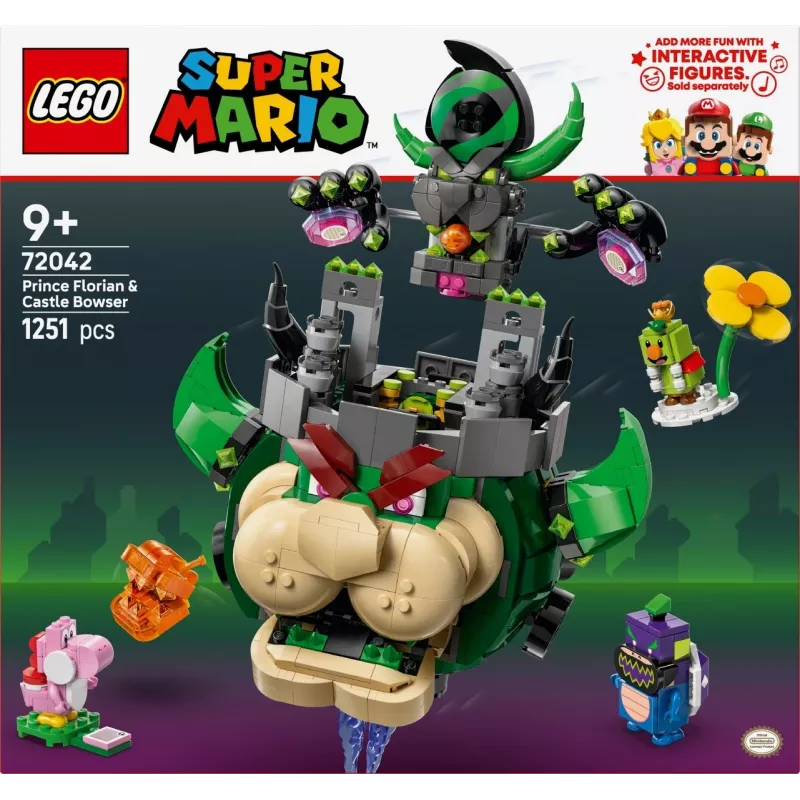 Giocattolo da costruzione LEGO Super Mario Prinz Florian & Schloss Bowser Set 72042