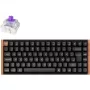 Keychron K2 HE (nero/legno, layout DE, Gateron Double-Rail Magnetic Nebula, telaio in alluminio)