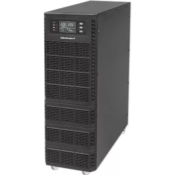 Qoltec 52284 UPS gruppo di continuità | 10kVA | 10000W | fattore di potenza 1,0 | LCD | EPO | USB | online