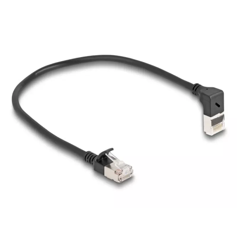 Cavo di rete DeLOCK RJ45 Cat.6A 0,25 m nero