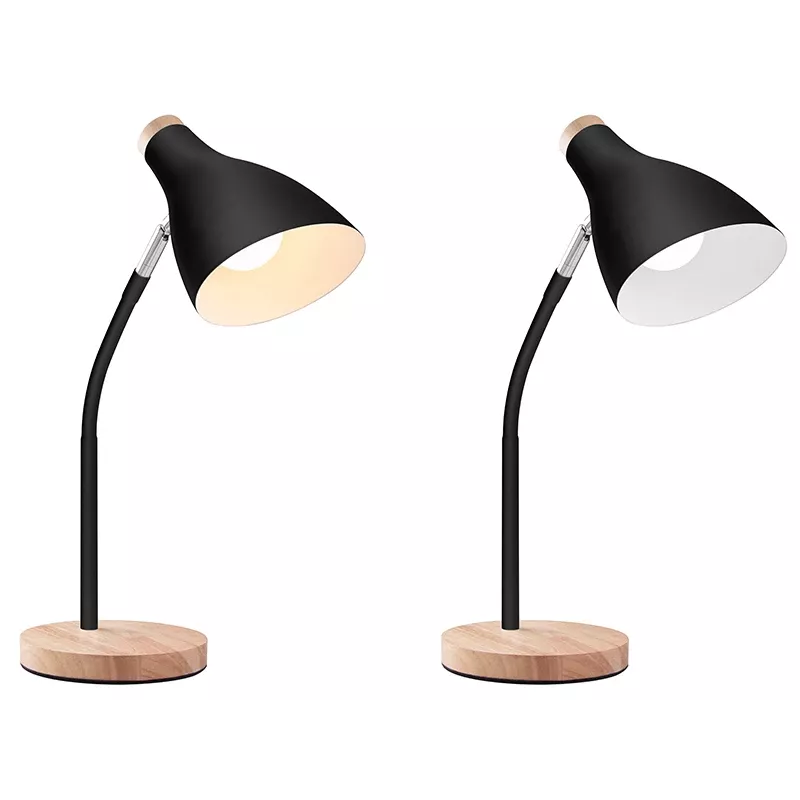 Lampada da tavolo TRACER TRAOSW47237 Scandi nero LED luminosità regolabile, braccio regolabile