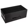Akasa Turing ABX UCFF Case senza ventola per Mini PC AMD (Gigabyte BRIX 4000U), alluminio, nero