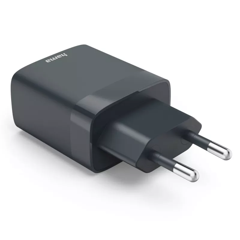 Hama 00086442 caricabatterie per dispositivi mobili smartphone grigio ricarica rapida AC uso interno