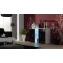Cama Meble SOHO S7 credenza 120 cm, bianca/nera lucida