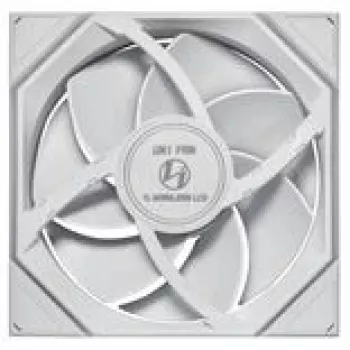 Ventola per case Lian Li UNI FAN TL LCD Wireless ARGB PWM 140mm bianco, modello 14RTLLCD1W1W