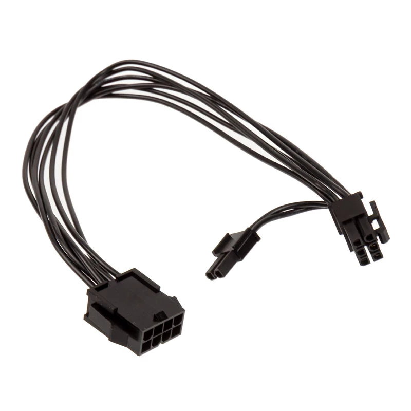 Adattatore Kolink da CPU 4+4 pin a PCIe 6+2 pin, 0,35 m, nero