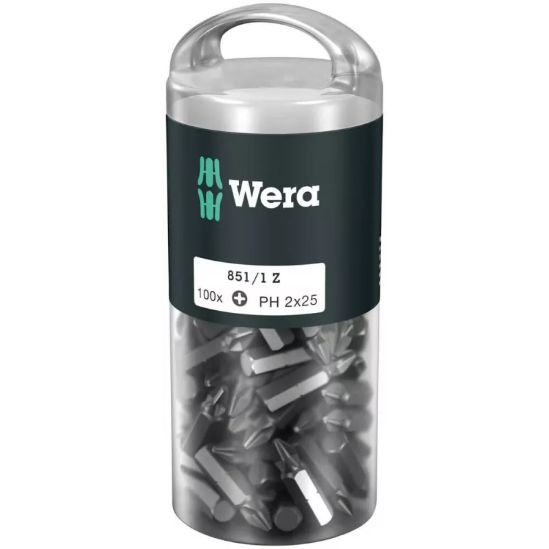 Wera 851/1 Z DIY 100 SiS punte per cacciavite 100 pezzi
