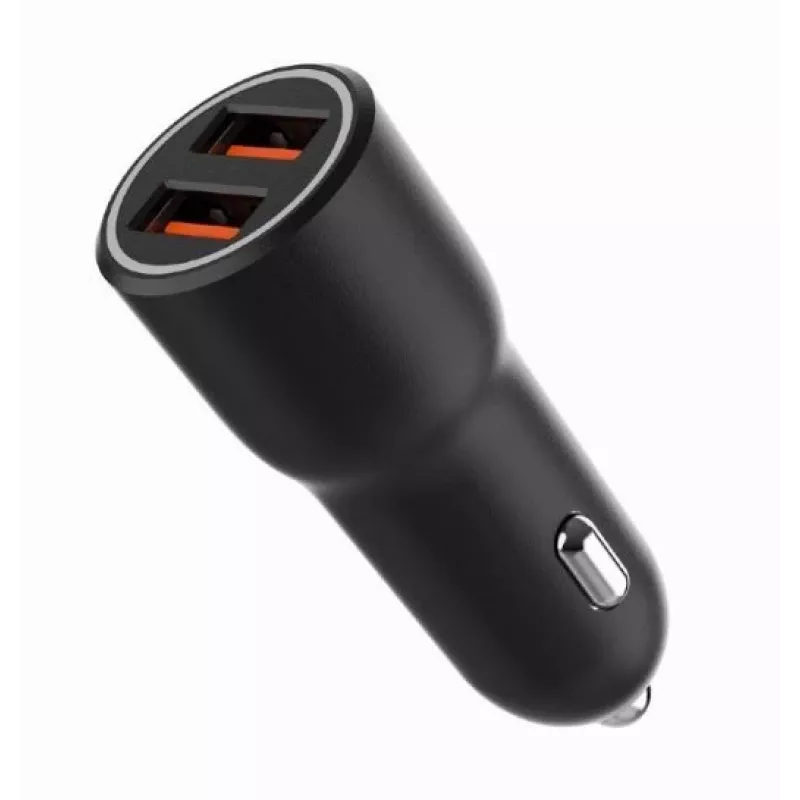 Caricabatterie da auto per dispositivi mobili Gembird TA-UC-A2QC36-CAR-01, 36 W, 12–24 V, accendisigari, nero
