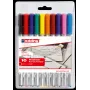 Set di fineliner Edding 4-89-10 — punta 0,3 mm, colori assortiti, 10 pezzi