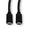 Cavo ROLINE USB3.2Gen2 PD 20V5A Type-C-C ST/ST 0,5 m - cavo - digitale/dati - 0,5 m (11.99.9057)