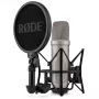 Rode NT1 5th Generation Microfono a condensatore da studio con XLR e USB, argento (NT1GEN5)