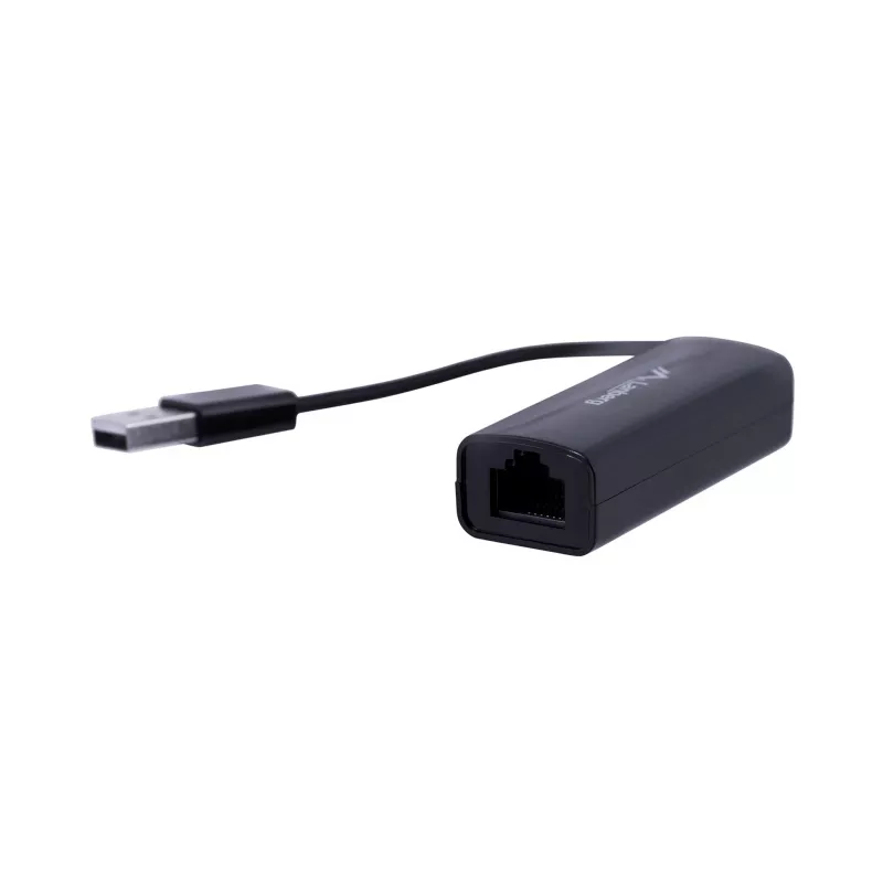 Adattatore di rete Lanberg NC-0100-01 da USB 2.0 a RJ45 100 Mbit, cavo da 0,15 m