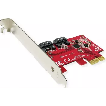 Scheda con interfacce SATA interne ROLINE 15062148 PCIe Low-Profile 6 Gbit/s