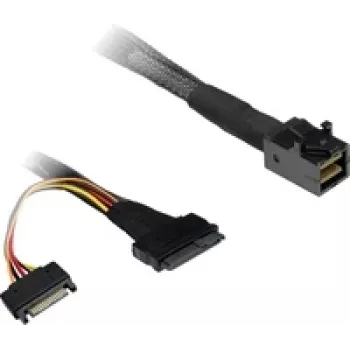 Cavo SFF Inter-Tech SFF-8643 SFF-8639 Nero Design compatto