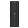 Case per SSD SAVIO AK-84 nero per unità M.2, USB 10 Gbit/s (Type-A / Type-C), alluminio + ABS