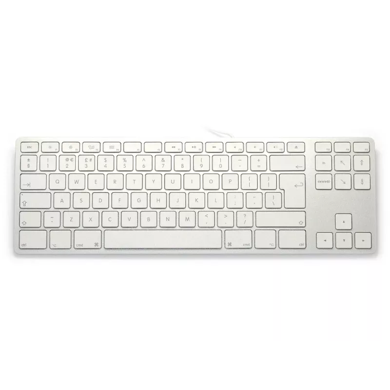 Tastiera in alluminio Mac Tenkeyless argento