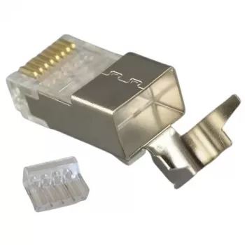 Connettore RJ45 schermato FTP CAT7, 20 pz.