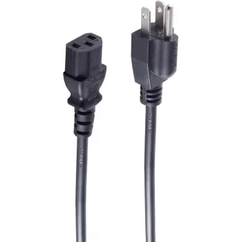 Cavo di alimentazione ShiverPeaks BSUS60006 1,8 m nero