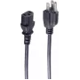 Cavo di alimentazione ShiverPeaks BSUS60006 1,8 m nero