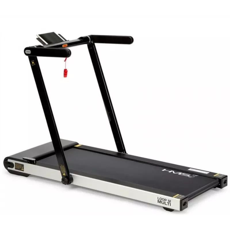 HMS LOOP12 MULTI tapis roulant elettrico con scrivania 1-12 km/h, nero