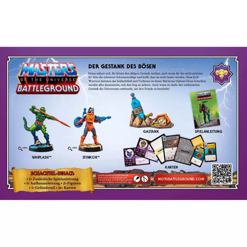Masters of the Universe: Battleground Wave 3 - fazione Evil Warriors, espansione gioco da tavolo