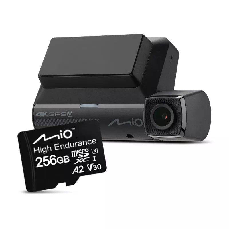 Scheda di memoria microSDXC MIO High Endurance 256 GB UHS-I per registrazione continua e uso esterno