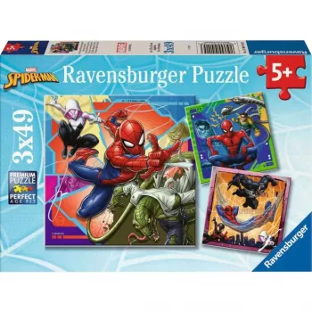 Puzzle 3x49 pezzi Spiderman