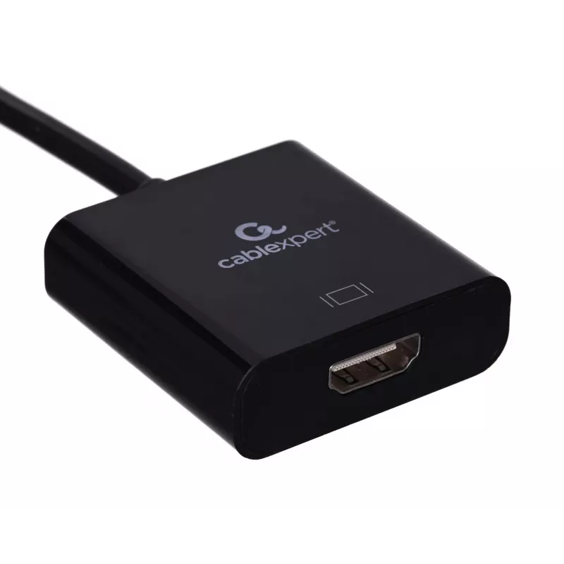 Adattatore USB Type-C a HDMI Gembird A-CM-HDMIF-03, USB 2.0/3.2 Gen2, 3840×2160@30Hz, nero