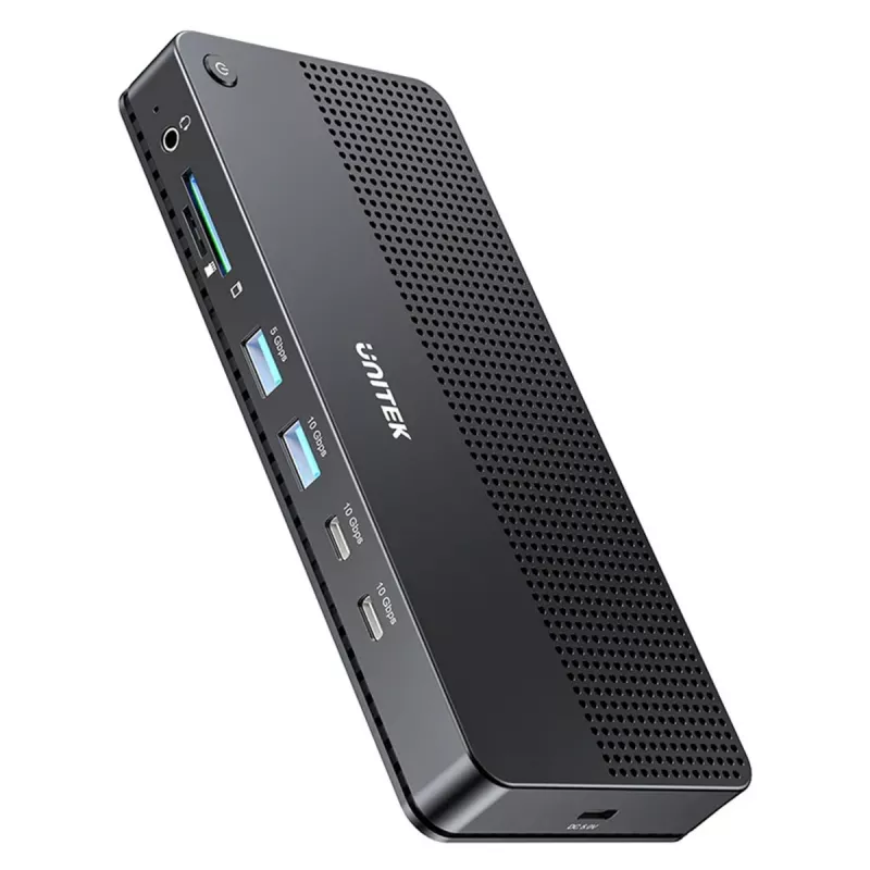 Docking station UNITEK D1104A01 USB4 con cavo 100 W Power Delivery