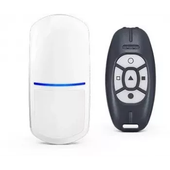 Rilevatore di movimento PIR filare SATEL schlank-DUAL-LUNA-PET – rilevamento fino a 13 m, alimentazione in corrente alternata, 100 mA, montaggio a parete compatto (62×42×137 mm)