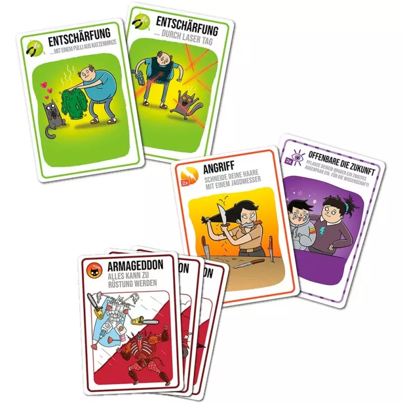 Exploding Kittens - Buono contro Cattivo, gioco di carte