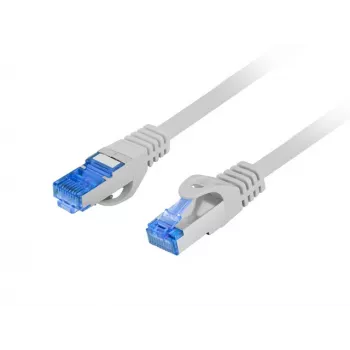 Cavo di rete LANBERG RJ-45 su RJ-45 S/FTP PCF6A-10CC-0050-S, 0,5 m, conduttore CCA, 500 MHz, LSZH, grigio