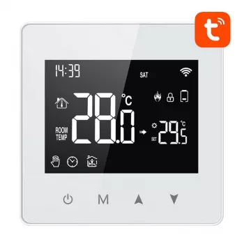 Termostato smart Avatto ZWT198 ZigBee TUYA – termostato ambiente connesso ZigBee, modello ZWT198