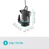 Pompa sommersa GARDENA 09018-47 — motore 550 W per rimozione e deviazione dell'acqua