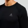Odlo BL TOP girocollo manica lunga ACTIVE WARM ECO maglietta uomo, taglia M, nero