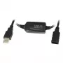 Cavo USB LogiLink UA0143 USB 2.0 connettore maschio USB-A a femmina 10,00 m nero