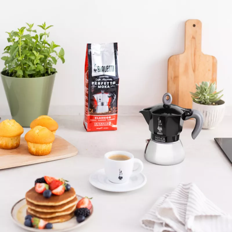 Bialetti Moka Induction Caffettiera moka 2 tazze
