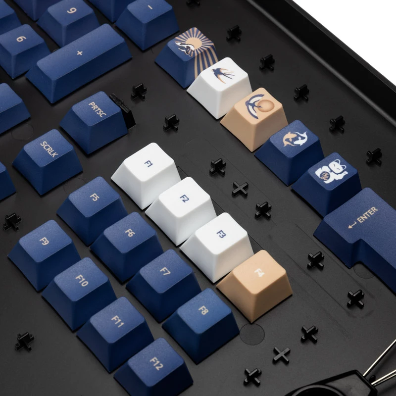 Set keycap Traitors UKIYO-E, materiale PBT, layout UK (TRDUKI108UK)