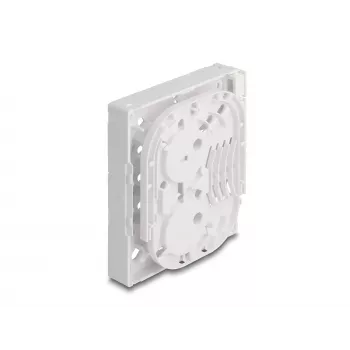 DeLOCK presa in fibra ottica FTTH a parete 4 x SC simplex LC duplex bianco