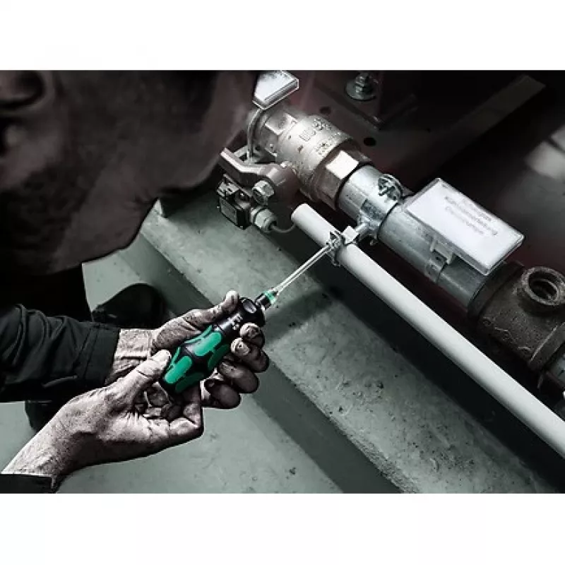 Wera 826 T Kraftform Turbo Cacciavite portainserti con Rapidaptor, 1/4 di pollice