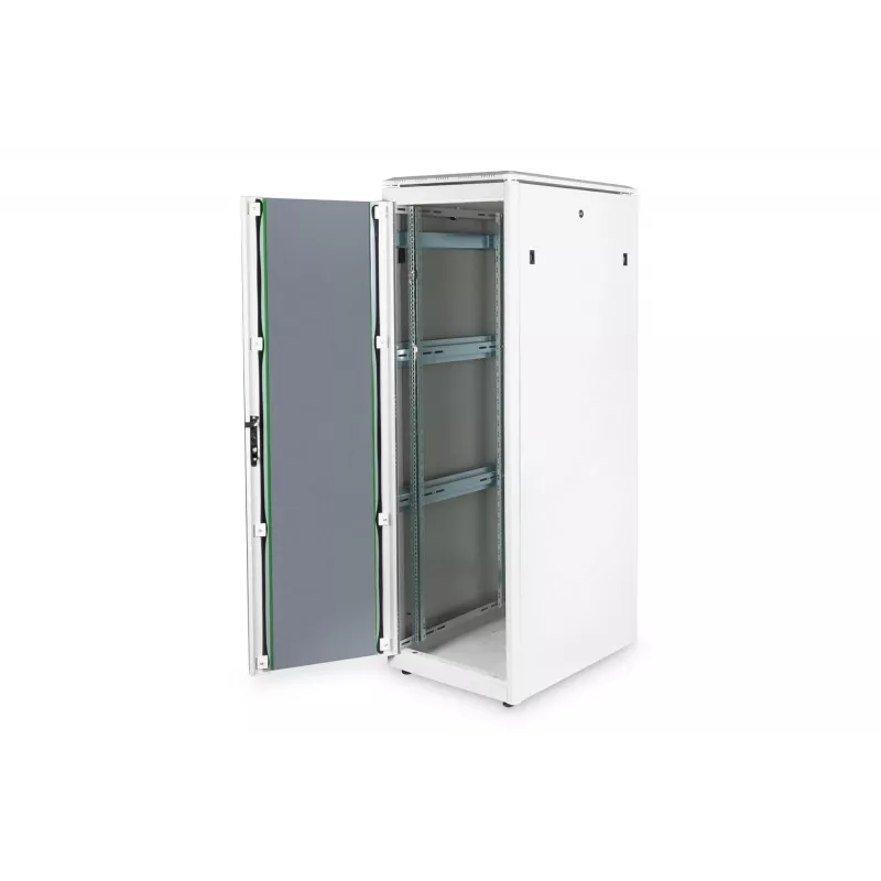 DIGITUS 36HE Unique armadio di rete 600x800mm porta in vetro grigio