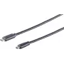 Cavo USB S/CONN 77144-1.8 1,8 m USB-C Mini-USB-B nero