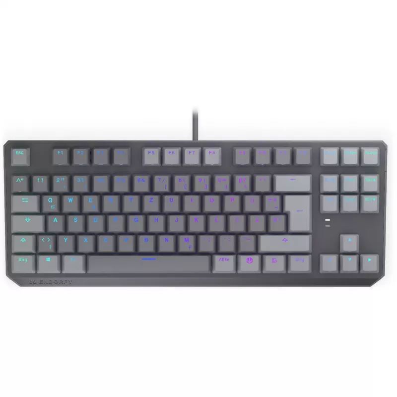 Tastiera meccanica ENDORFY Thock V2 TKL con switch rossi, Tenkeyless, Layout DE