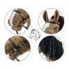 Cavallo a bastone Hobby Horse marrone scuro