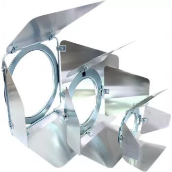 Faretto PAR-30 EUROLITE alette frangiluce argento 42103535, finitura argento