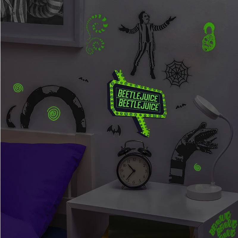 Adesivi da parete Paladone Beetlejuice design PP13439BJ – set decorativo di adesivi da parete