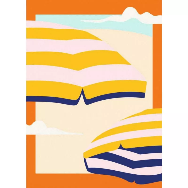 Set da pittura Ravensburger CreArt Sunny Times — set su tela pittura con numeri