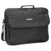 Manhattan Cambridge borsa per laptop 17,3 pollici, design clamshell, nero, LOW COST, scomparto accessori, scomparto documenti sul retro, tracolla (rimovibile), compatibile Targus CN418EU, borsa per notebook, tre anni di garanzia