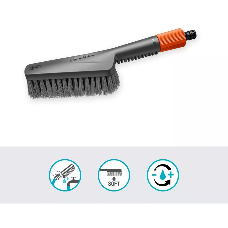 Gardena Cleansystem spazzola a mano S soft, 18840-20