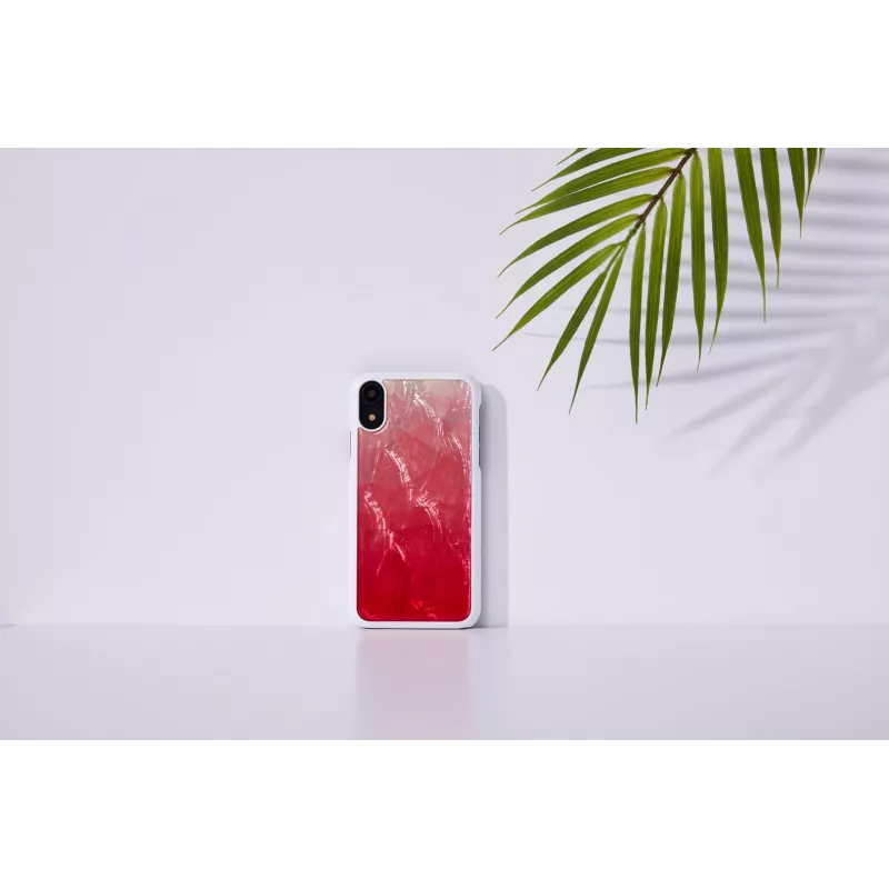 Custodia per smartphone iKins per iPhone XR – pink lake e bianco